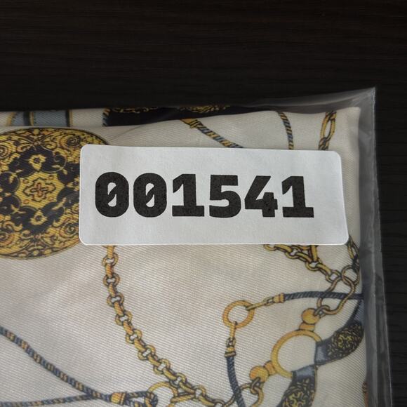 Zara Shirt Womens Small Baroque Chain Print Top Long Sleeve Button Up Vogue Chic - Picture 14 of 14